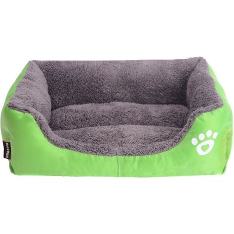 Chenil pour animaux de compagnie pour toutes les saisons vert S, chenil carré, tapis Teddy Pomeranian, chenil pour animaux de compagnie en coton pp