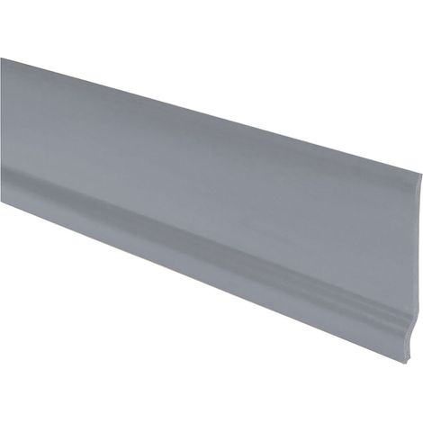 Battiscopa Colorea Resina Espansa Grigio 10 Pezzi 65 X 9 mm