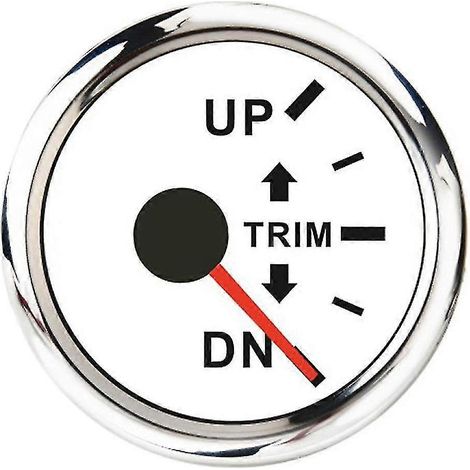 Indicateur de trim universel numérique marin 52 mm, blanc, à droite (1/5)