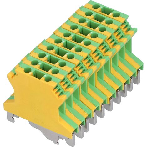 Bornier à sertir électrique 50 broches pour montage sur rail DIN, 2 canaux, USLKG-2.5 (1/5)
