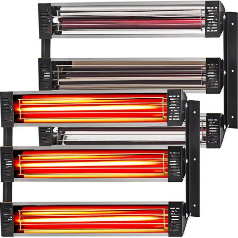 Mophorn Infrarot-Heizlampe für Spritzkabinen, 2 Sets, 3000 W, zum Lackieren, zuverlässiges und effizientes Trocknen für Ihre Projekte