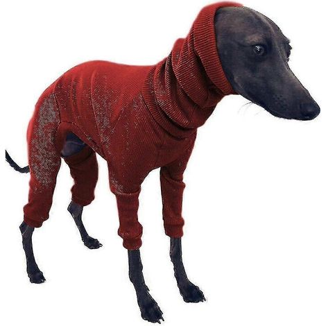 Hundebekleidung, Greyhound-Pullover, Winterschutzkleidung-XL-Red