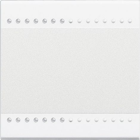 Copritasto 2 Moduli Con Lente Illuminabile, Per Interruttore, Deviatore E Invertitore