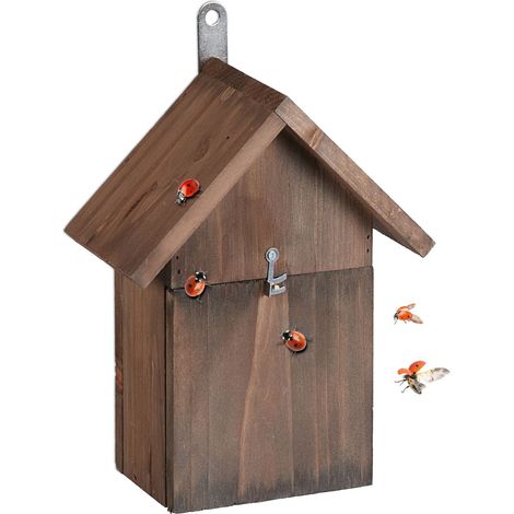 Casetta in legno per coccinelle