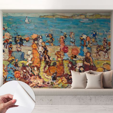 Tapete Selbstklebend - abwaschbar - Tapete mit Motiv - trendige Wanddeko - elegant Fototapete Strandszene 208x146 cm (1/5)