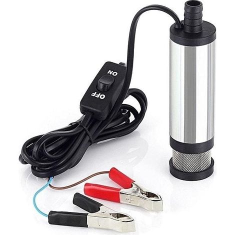 Pompa/Mini Pompa sommersa per travaso kerosene/liquidi/acqua/gasolio 12V
