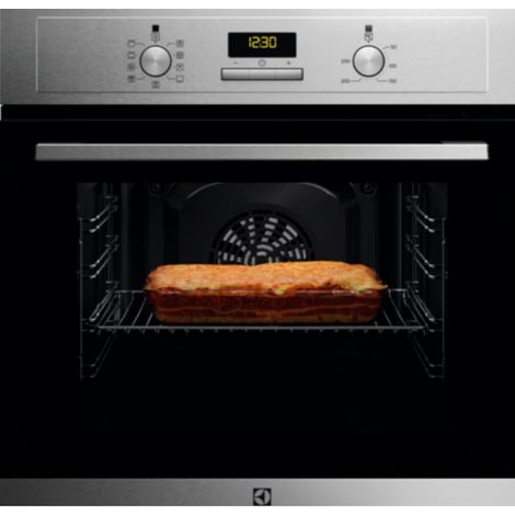 Horno Multifunción 59,4cm ELECTROLUX EOF3H40BX 65L Limpieza Hidró (1/5)