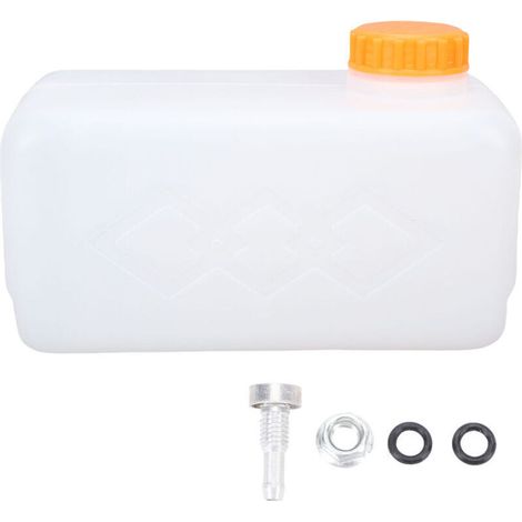 Jeffergarden Réservoir de carburant en plastique 5L, excellente étanchéité, chauffage de stationnement, stockage d'huile et d'essence pour maison, camping-Car, Camping (1/5)