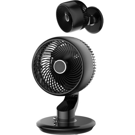 Ventilateur de bureau – Petit ventilateur de bureau USB – Ventilateur mural à ventouse amélioré – Longue durée de vie – Fonctionnement silencieux – Convient à la maison, au bureau - Noir (1/5)