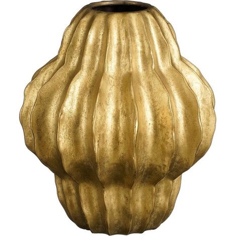 Mica Decorations Vase Or H28xl24.5xL24.5cm (1/5)
