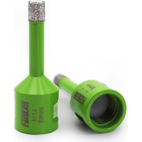 Diamant-Bohrkrone 8mm M14 für Fliesen, Granit, Marmor (2 Stück) (1/5)