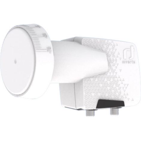 Inverto HOME PRO Tête LNB twin Nombre d'abonnés: 2 Capacité de chargement: 40 mm blanc (1/3)