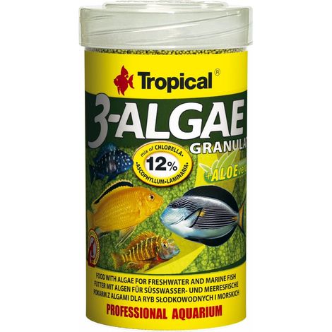 Granulato di 3 alghe tropicali 1000ML/440G