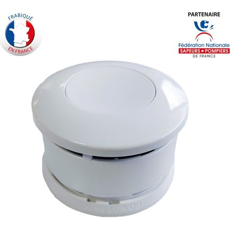 Détecteur de Fumée certifié NF Lifebox Serenity 10 à pile Lithium 10 ans Fabriqué en France (1/5)
