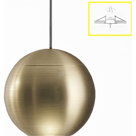Lampada soffitto incasso led gea luce guya si oro sospensione classica