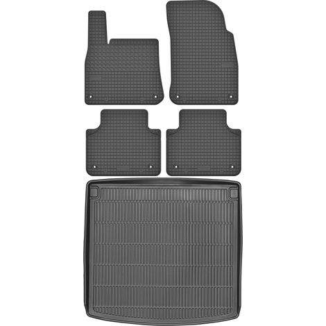 Volkswagen Touareg III SUV de 2018 (JUEGO) - Alfombrillas de goma para coche + alfombrilla para maletero
