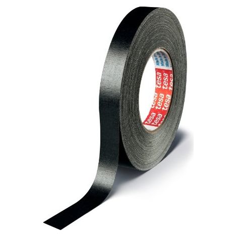 Tesa 57230-00000-02 Cinta adhesiva de tela negra 19mm x 50m
