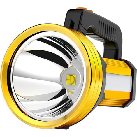Super lumineux portabledirigéProjecteur, lampe torche, projecteur puissant, lampe de camping rechargeable, ampoule Z11-55 (1/4)