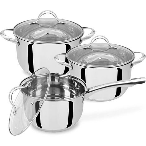 Set di 6 pentole MR-3519-6M (1,8 l, 2,5 l, 3,4 l)