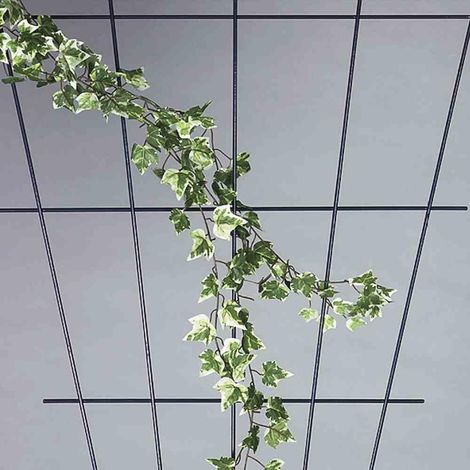 Rosenspalier V-Form weiß 150 x 75 cm mit SB-Reiter