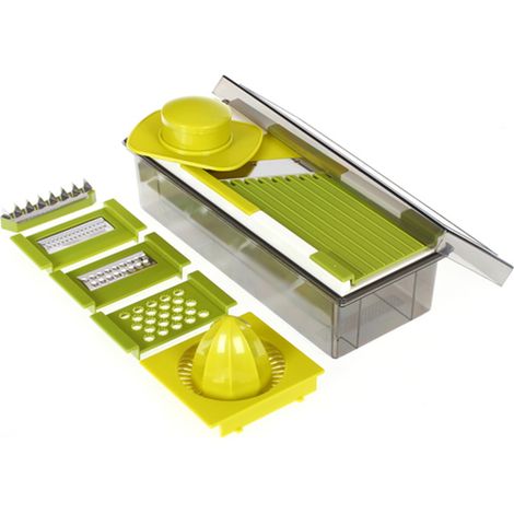 Râpe mandoline multifonction 5 lames en inox