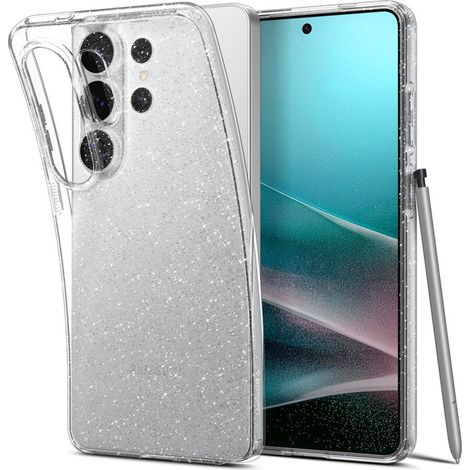 Funda con purpurina de cristal líquido para Samsung Galaxy S26 Ultra: brillante y transparente. (1/5)