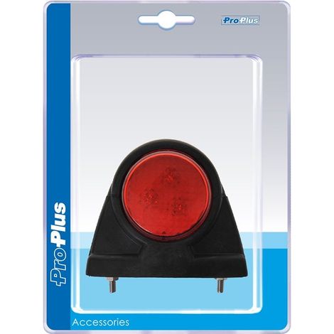 Luce d'ingombro 12/24V rossa/bianca/ambra 101x82mm LED in blister (1/3)