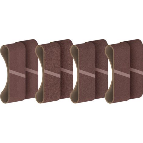 Bosch PRO Set de bandes abrasives X440, 100×610 mm, K40/60/80/120, 20 pcs, Starter Pack (1/5)