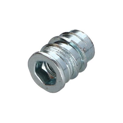 Ecrou Hexagonal creux 12X15 M6 FUT 12 Acier zingué Clé de 6 HC6-1 pièce