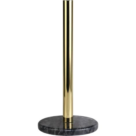 Porte-essuie-tout pratique en marbre naturel avec base stable et (1/5)