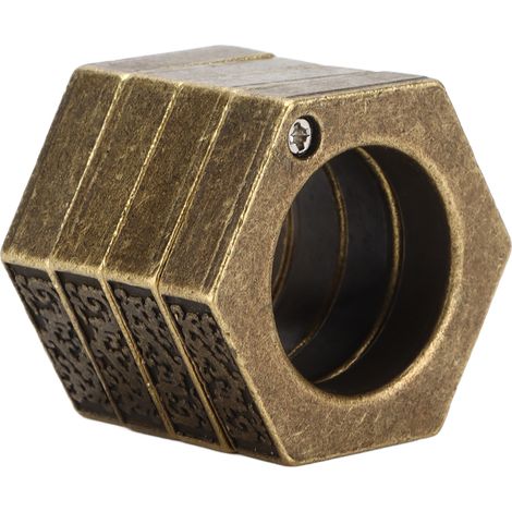 Bague de défense personnelle survie montagne escalade protection extérieure sports anneau hexagonal (1/5)