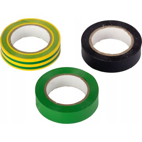 Nastro isolante mega rz13101t 15 mm 10 m 3 pezzi