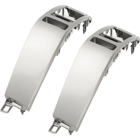 Lot de 2 panneaux de ventilation de tableau de bord 55474-60040 (gauche et droit) pour Land Cruiser Prado J120 (2003-2009), couleur argent. (1/5)