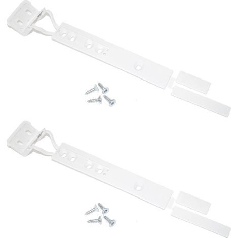 2 x Universal Integrated Sliding Door Hinge Mounting Kit Compatible Non-Genuine by Ufixt (1/4)