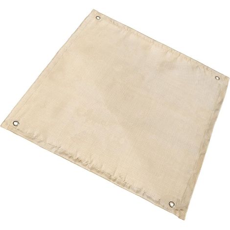 Couverture ignifuge en fibre de verre 70x70 cm rsistante la chaleur pour (1/5)