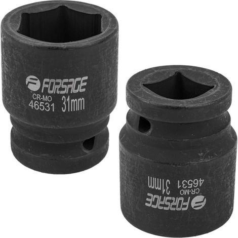 Kraft-Steckschlüsseleinsatz 3/4" 31mm 6-kant (1/3)