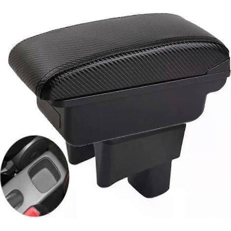 Appliquez des pièces de rangement pour accessoires de boîte d'accoudoir à la Ford Swift GLX, ainsi qu'un support de coude dédié pour la rénovation intérieure. (1/5)