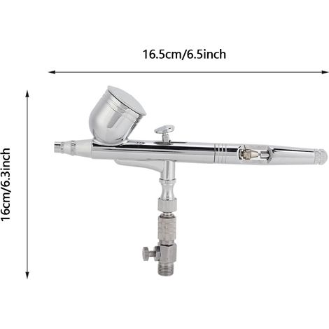 Stylo aérographe double action 0,2/0,3/0,5 mm avec godet de 7 cc (1/5)