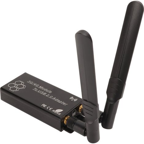 Adaptateur Mini PCIe vers USB-C Plug and Play avec prise en charge du remplacement à chaud des cartes SIM 6 et 8 broches. Adaptateur Mini PCIe vers USB 2.0 pour module 3G/4G. (1/4)