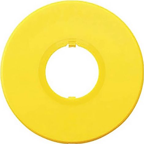 Idec HW Emergency Stop Series HWAV-0-Y Targhetta identificativa (Ø x L) 60 mm x 1.5 mm Giallo 1 pz.