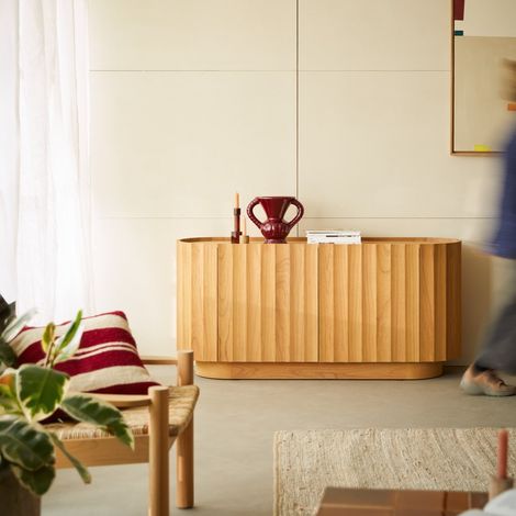 Buffet en mindi massif 150 cm Andréa (1/5)
