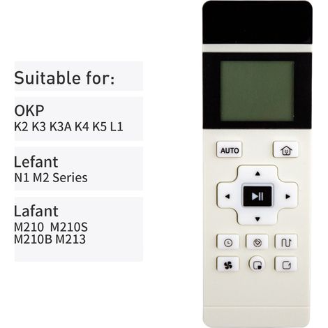 Télécommande avec écran pour OKP K5/C5, Lefant M210 et autres aspirateurs robots (1/5)