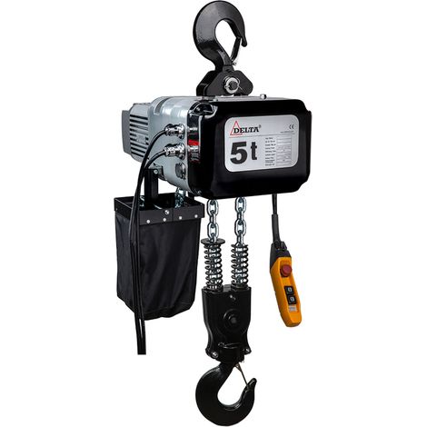 DELTA Elektrischer Kettenzug DTS – 400V - Tragkraft 5,0t Hubhöhe 3m 2 Geschwindigkeiten
