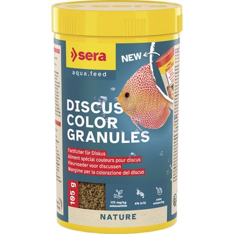 Sera Fischfutter Discus Color Granules 250 ml Granulat