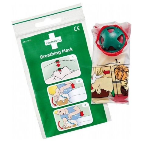 Masque respiratoire avec clapet anti-retour (1/2)