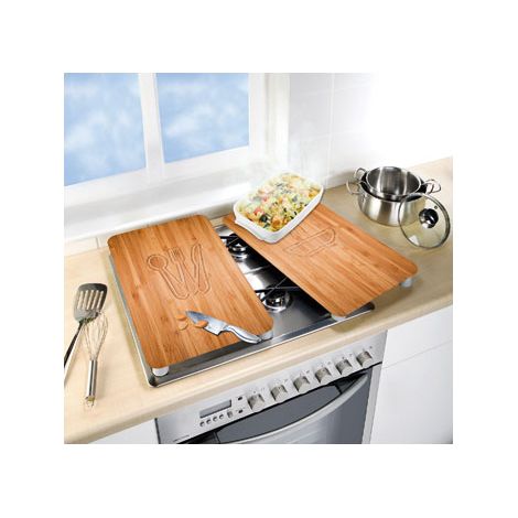 TABLA VIDRIO COCINA 2 UDS BAMBU