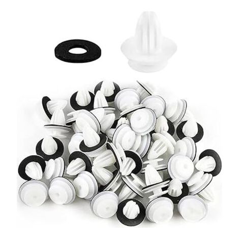 100 pièces clips de voiture, clips de retenue, clips de montage de voiture, rivets de clip de montage de véhicule universels, attaches de serrage de porte, adaptés aux panneaux de porte d (1/5)