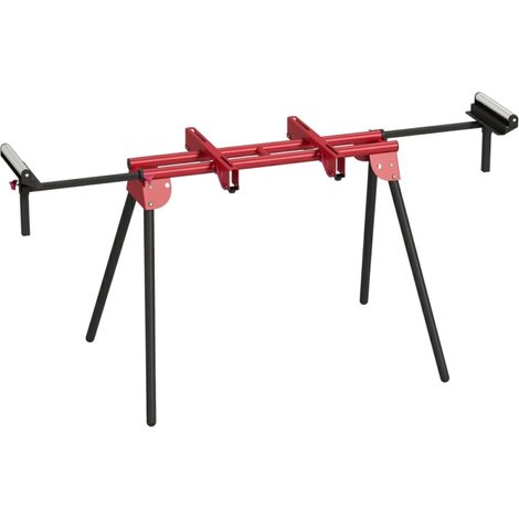 En atelier ou sur chantier, travail stable avec support de scie à onglet pliable et rouleaux réglables (1/5)