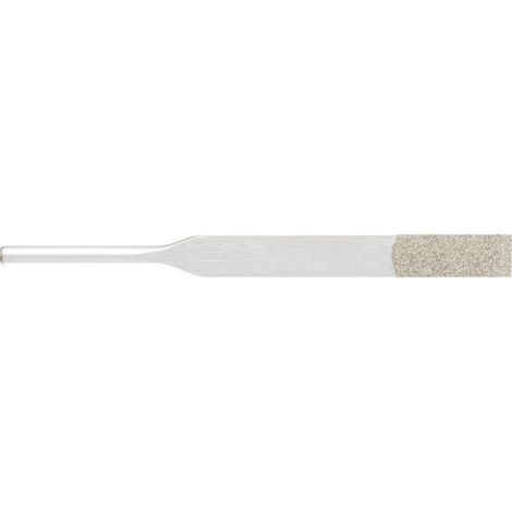 PFERD TOOLS Diamantfeile für Handfeilgerät flachkonisch 6,3x1,0x73 mm SchaftØ3 mm D126 (mittel) komplett