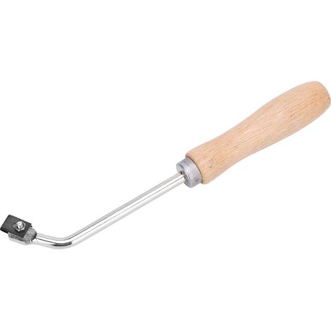 Outil de rainurage Groover en bois de hêtre, gouge à rainurer, couteau à rainurer en acier, outils de revêtement de sol pour planchers en PVC et plastique (1/5)